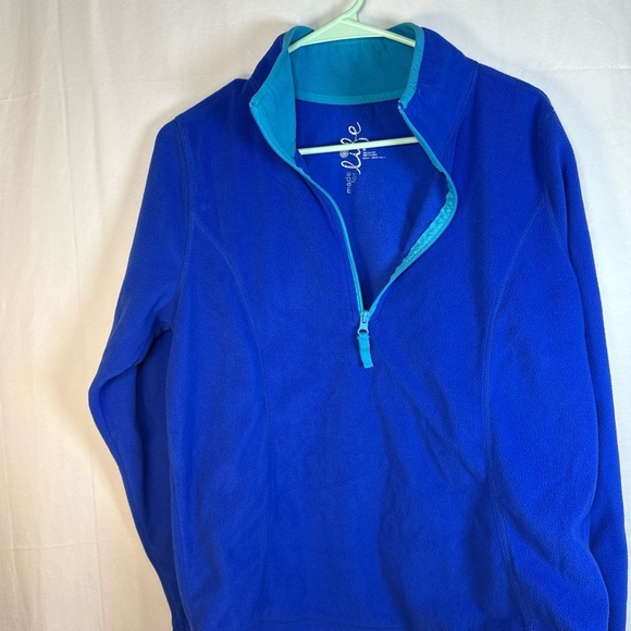 made for life Tops - Made for Life Royal Blue Zip-Up Sweater Women’s Size Medium Preowned